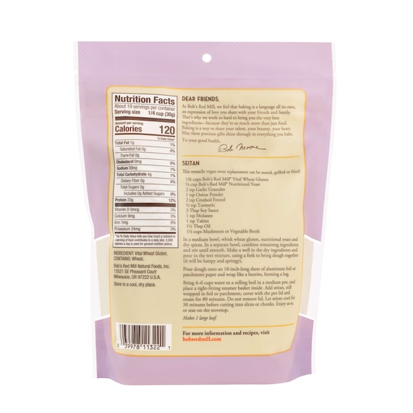 Bob's Red Mill Vital Wheat Gluten, PK4